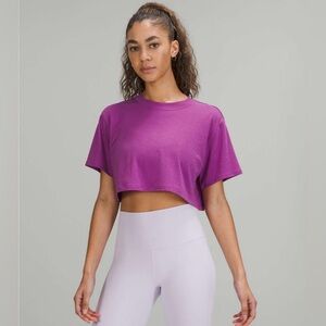Lululemon All Yours Cropped Tee